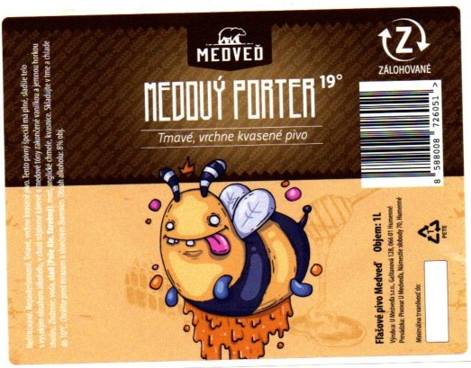  Medovy porter 6 leskla